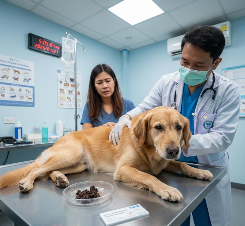 Chó bị viêm đường ruột có chết không? Những điều cần biết 2 Dấu hiệu chó bị viêm đường ruột cần biết